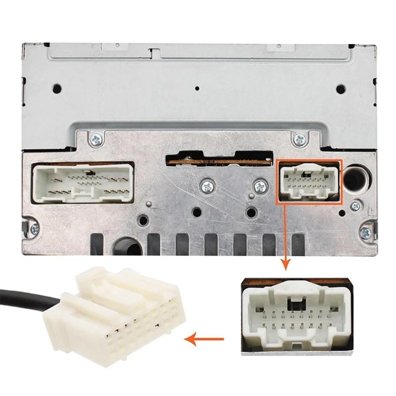 Car MP3 Sound Cable Adapter for 1168 1269 4103 14789909 14792086 14792089 14794008 14794522 Ensures Clear Sound Quality