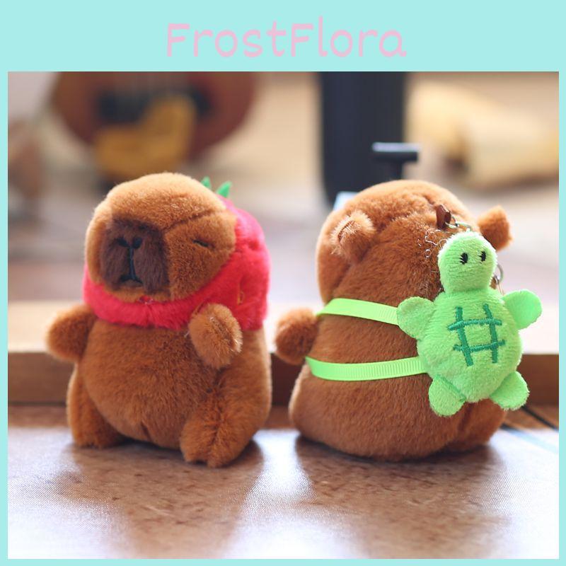 Capybara Plush Toy Stuffed Animal Keychain With Soft Fur For Gift Giving