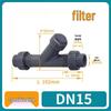 UPVC Chemical Grade Union Filter