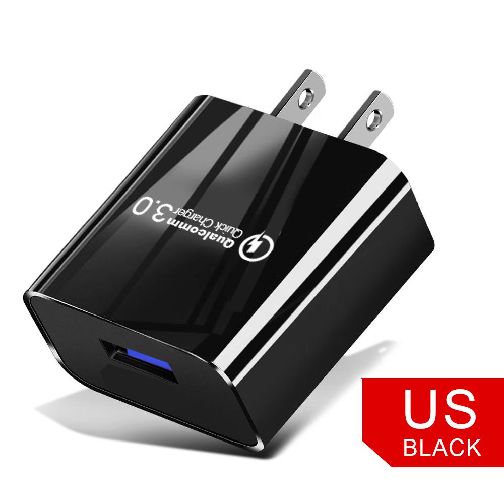 3A QC3.0 Fast Charger 18 USB Charger Quick Charge 3.0 Phone Charger for iPhone for  Samsung Xiaomi Redmi EU US Plug