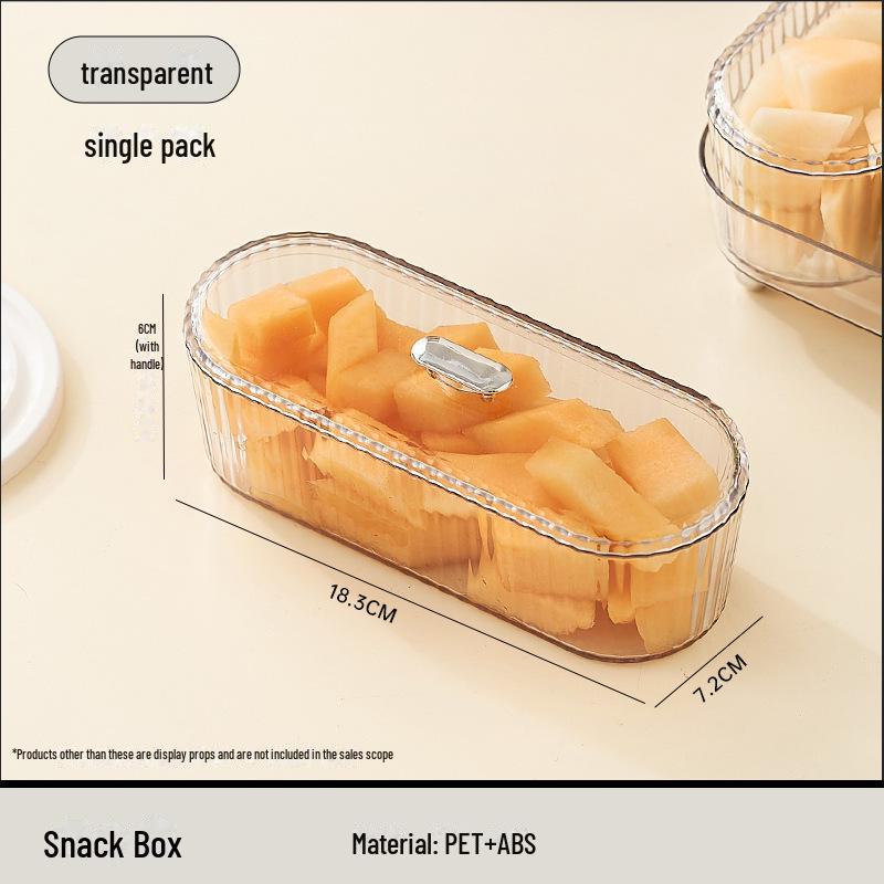 Stylish Plastic Fruit Plate with Cover for Living Room or Tea Table