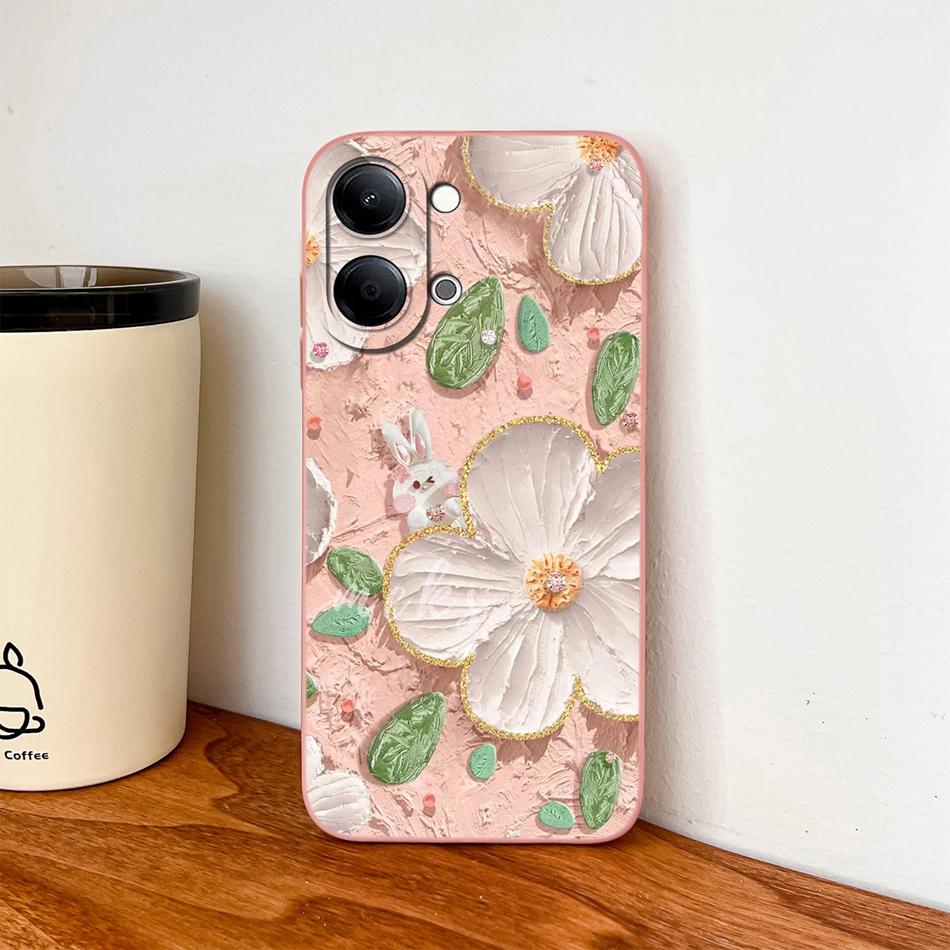 For Vivo Y05 Y11D 4G Phone Case Cute New Design Soft Liquid Silicone Full Protection Anti Drop Bumper For Vivo Y05 / Y11D Funda
