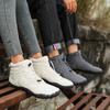 Women Plush Ankle Boots Winter Cotton Shoes Men's High-top Snow Boots Warm Outdoor Hiking Sneakers Non-slip
