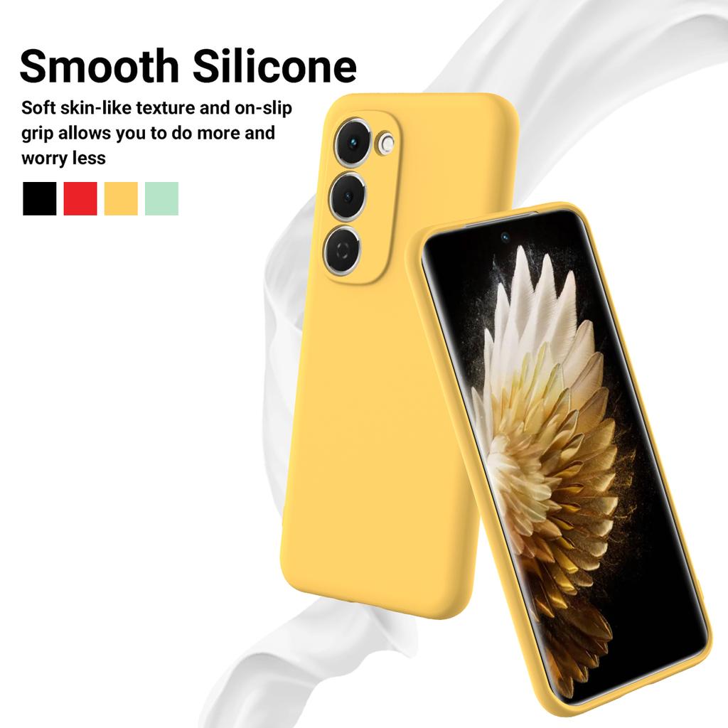 Dla TECNO Spark 40 Pro+ 4G Etui z płynnego silikonu Pokrowiec na tył telefonu z paskiem na rękę