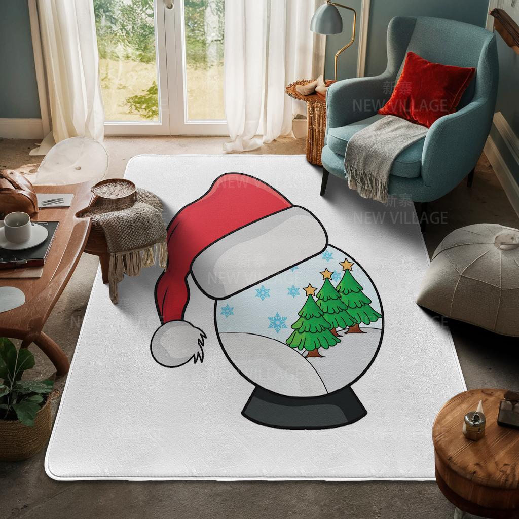 House entrance carpet Home door mat Living Room Bath Foot bathroom non-slip water absorption rugs bath Merry Christmas winter