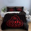 "Red and Black Sports Emblem" Bedding Duvet Cover Set Duvet Cover Pillowcases  (1 * Duvet Cover 2 * Pillowcases, without duvet insert)