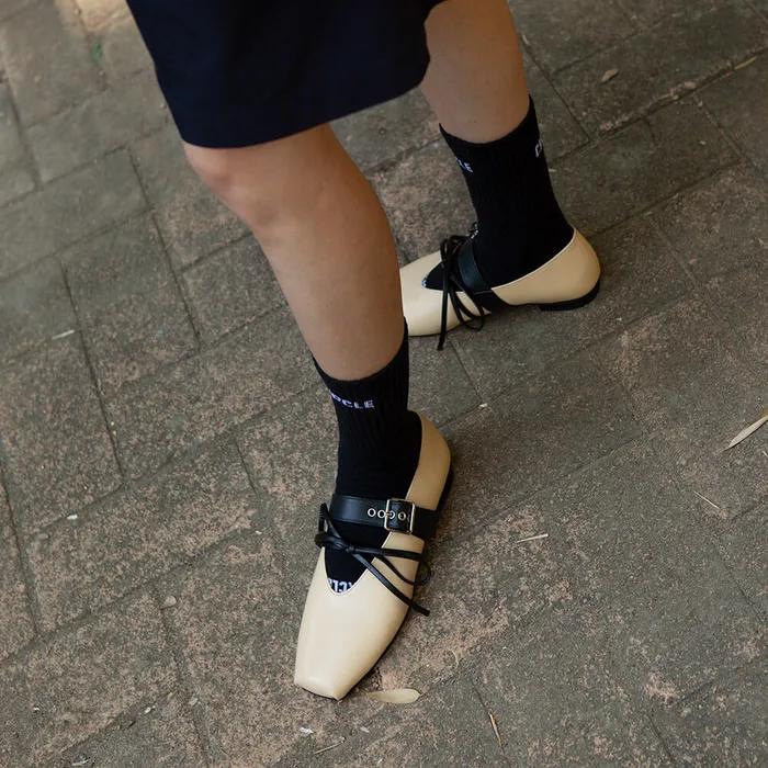 Small logo socks | Black