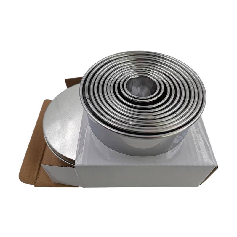 

Набор из 11 предметов из нержавеющей стали, формочки для печенья и формы для торта для мусса и пельменей