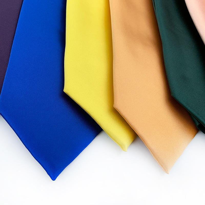 Classic Monochrome Satin Tie Business Casual Versatile Wedding Tie