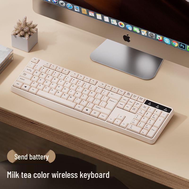 

Беспроводной киберспортивный игровой набор клавиатуры и мыши - Бесшумный для настольного компьютера, ноутбука или офисного использования