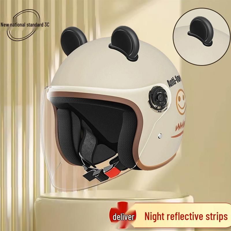 Women's Unisex Winter Warm Half Helmet for Electric Scooter/Motorcycle with Free Shipping