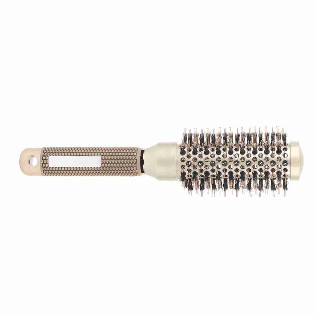 Salon Hairdressing Curling Hair Style Brushes Healthy Ceramic Iron Round Comb 25mm