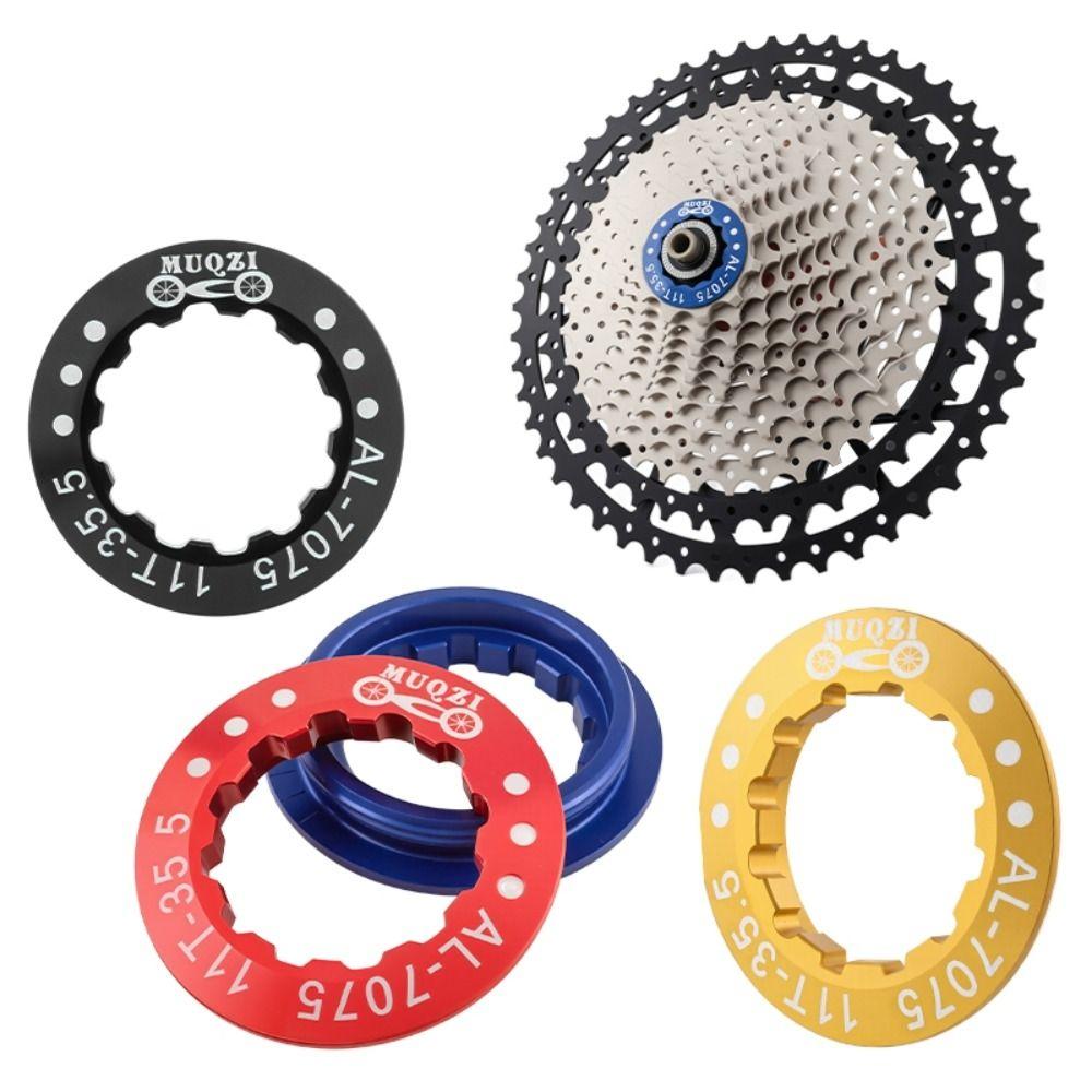Aluminum Alloy Bicycle Cassette Cover 11T Fixed Bike Freewheel Fixing Bolt Ultra Light Easy Installation Freewheel Protector
