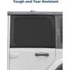 JOYTUTUS Rear Wrangler Side Window Sun Shade Camping Window Ect Screen Compatible With 2007-2024 Wrangler JK JL 4 Doors Gladiator JT, Car Window
