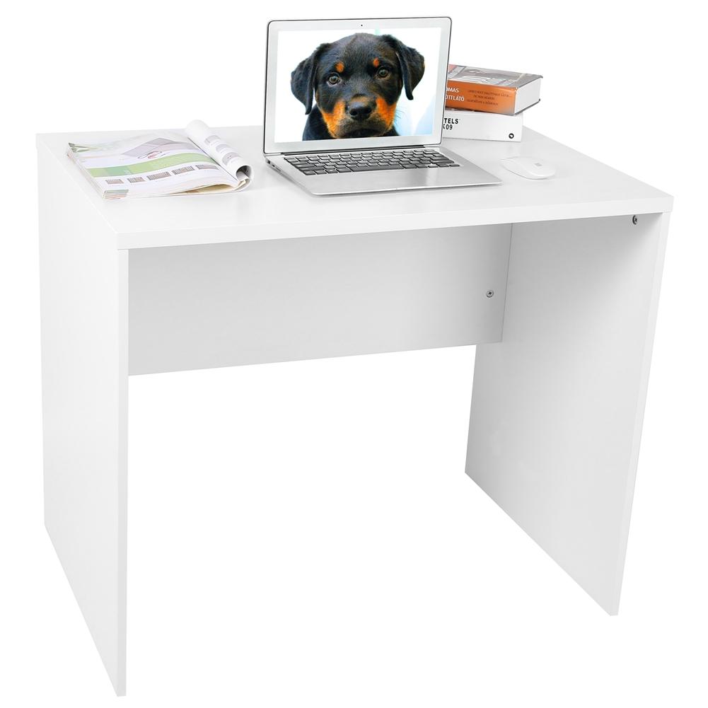 Simple Modern White PC Computer Desk Desktop Study Writing Desk for Home Office
