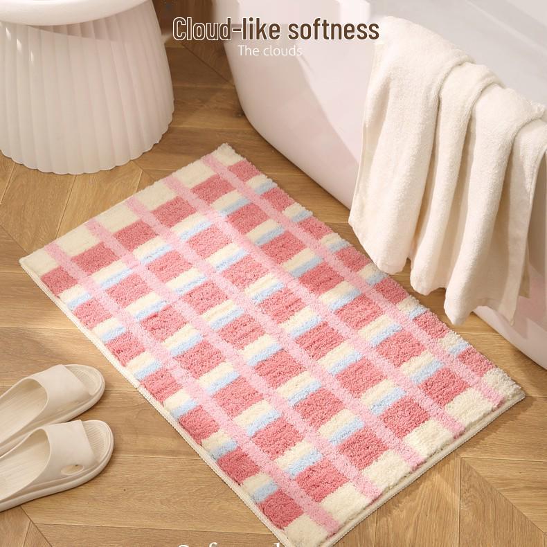 Dopamine Quick-Dry Water-Absorbent Bathroom Mat for Toilet and Bedroom