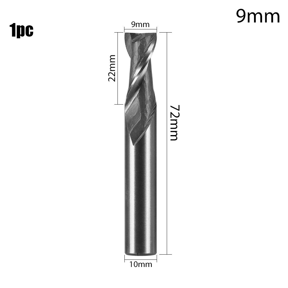 Werkzeuge 1-12mm Werkzeugmaschine CNC Gerader Schaft Holzbearbeitung Bohrer Fräser Fräskopf
