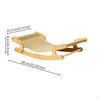 Cat Lounge with Wooden Frame Textured Scratcher Wear-Resistant