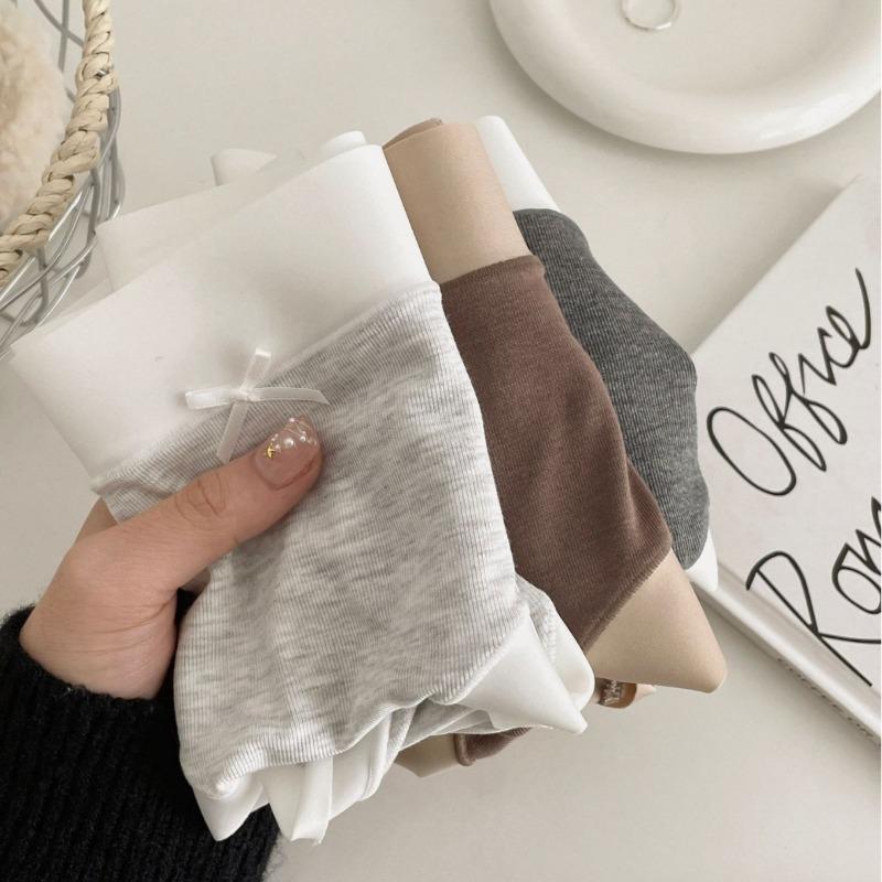 Comfortable A-class Lycra cotton full pants 7A antibacterial mid waist underwear made of pure cotton with seamless crotch women's triangle Panties