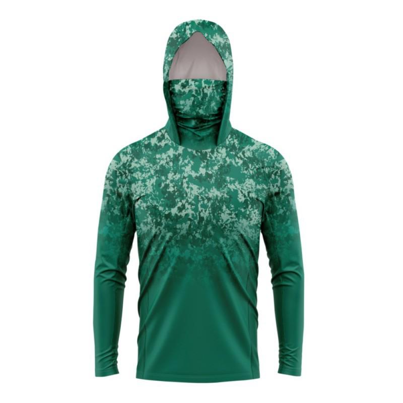New Hooded Mask Outdoor Sports Luya Fishing Clothes Quick-drying Breathable Hanging