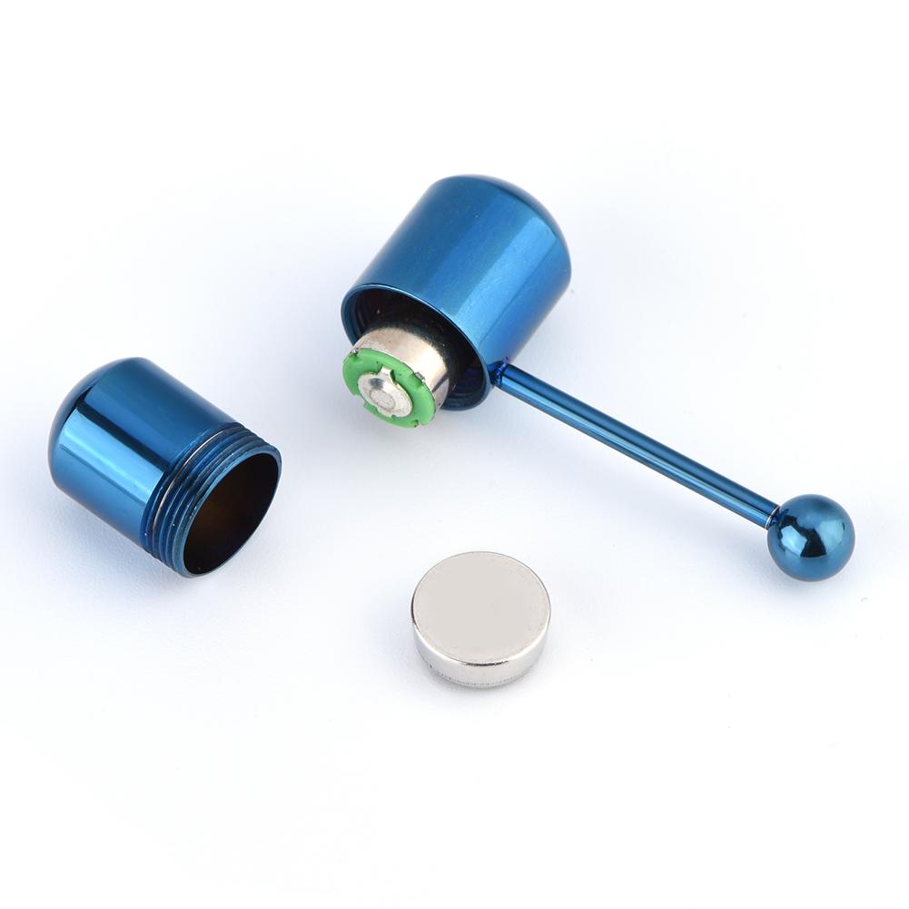 Vibrating Tongue Ring Stud Barbell Stainless Steel Body Piercing Jewelry (#23)