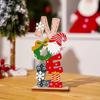 New Christmas Decoration Nordic Wooden Faceless Old Man Painted Letters DIY Ornaments Christmas Gnome Pendulum New Year Gifts
