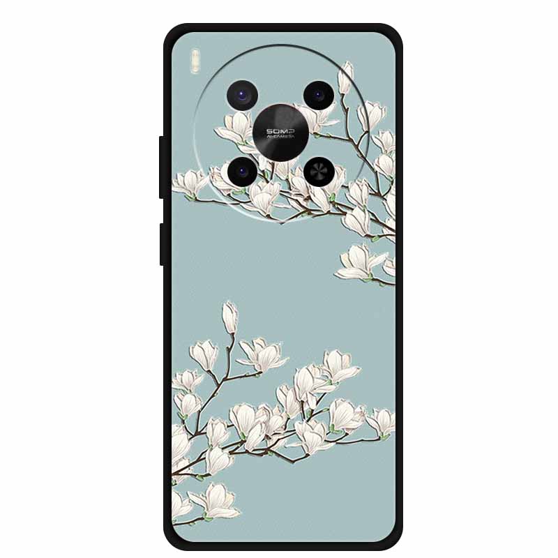För ZTE Blade V70 Max Fodral 3D Blommigt Prägling Mjuk Silikon Telefonfodral för Nubia V70 Max Fodral Relief Blomma Skal Ny V 70 Max
