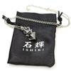 Silver 925 Onyx Necklace Crown Natural Stone Power Stone [Ishiki] [663svn]