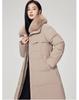 Women’s Long Fur Lapel Windproof Thicken Warm Winter Jacket