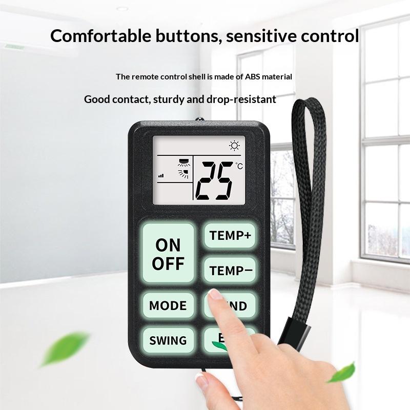 English Version Universal AC Remote Control 1PCS Low Power Consumption Compatible with Most Air Conditioner for Daily Use