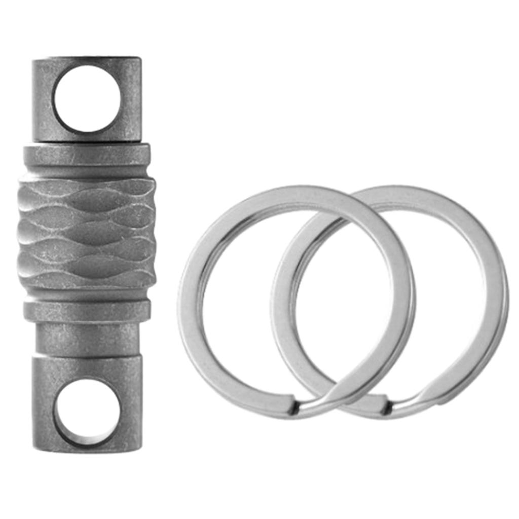 Small Titanium Key Rings Detachable Swivel Quick Release Keychain Mini Rotating Rings Buckle Key Holder for Car Keys
