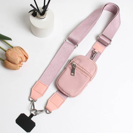 Adjustable Phone Lanyard with Detachable RFID Wallet Crossbody Strap Hands-Free Universal Phone Carrying Case for Smartphones