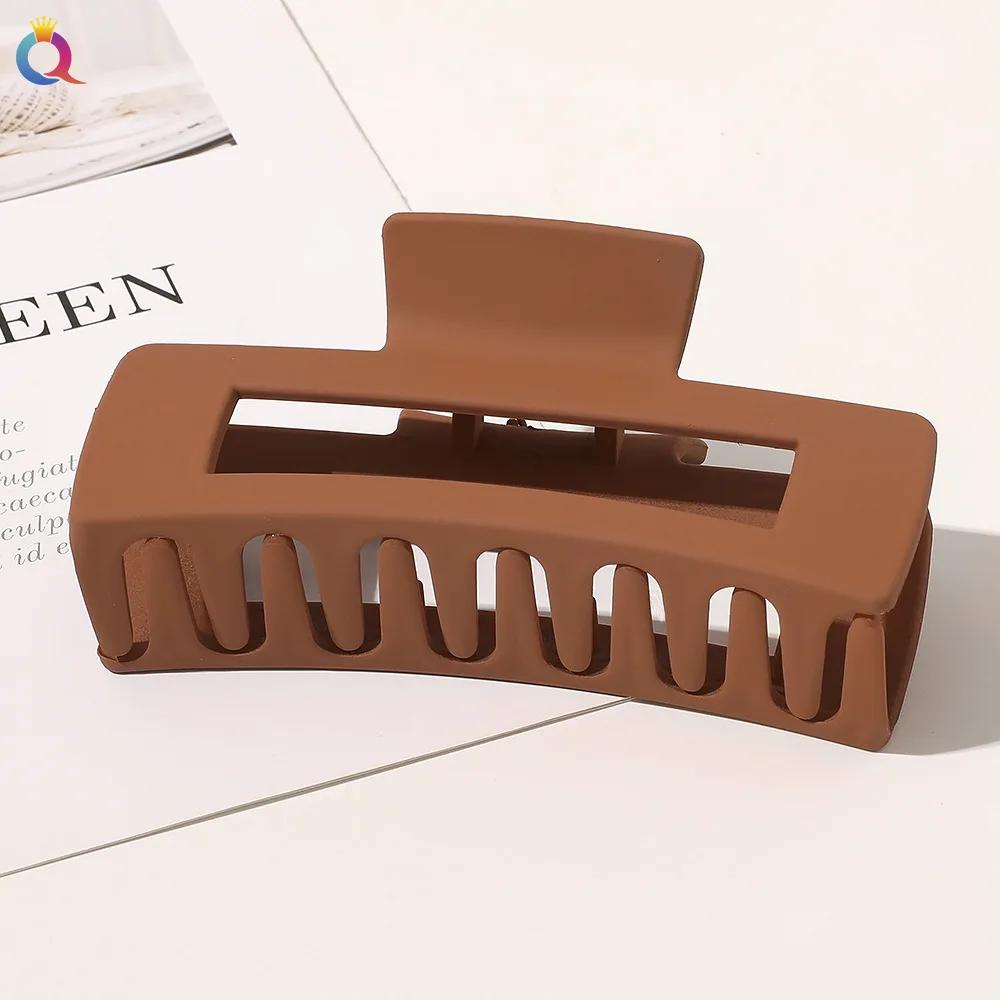 11-13cm Vintage Cross Hair Clip Large Barrette Crab Hair Claws Bath Ponytail Clip for Women Girls Claw Clip Hair Accessories