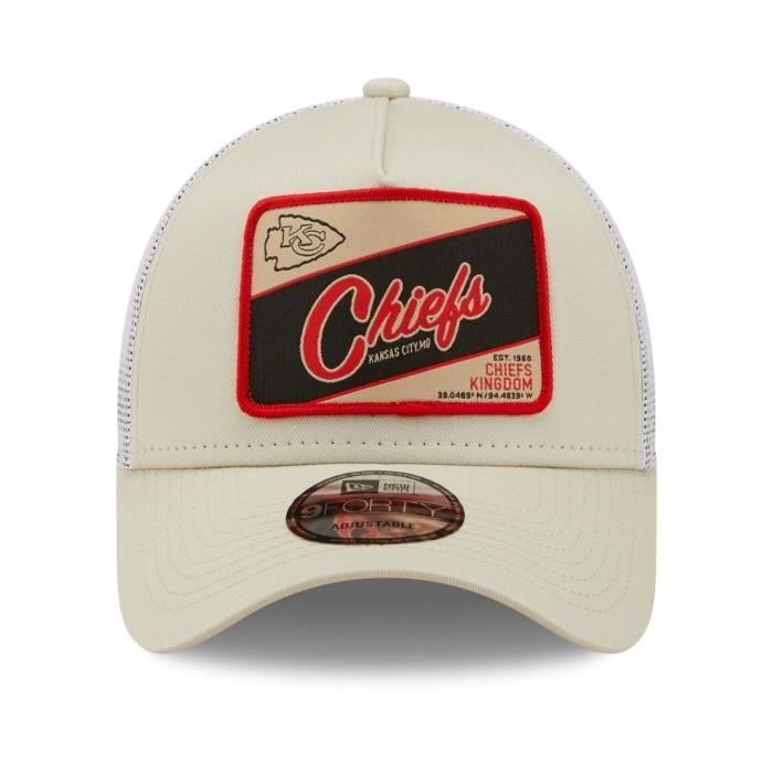 Trucker Cap - New Era - Kansas City Chiefs - Beige - Verstellbar - Sportswear