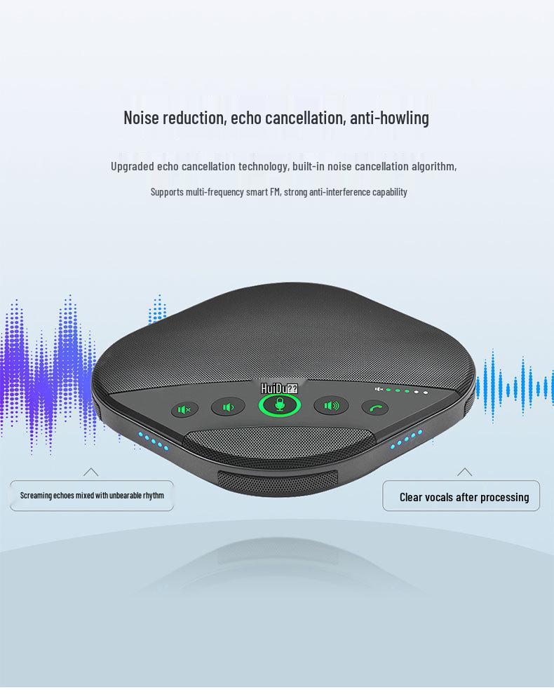 HuiDu SM16U Bluetooth USB Speaker & Omnidirectional Microphone for Video Conferencing