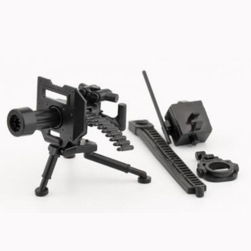 Military WWII Weapons Building Blocks Soldier Figure Toy Gatling M2 Heavy Machine Gun NSV M19 Box Rifle Bullet Chain Mortar K045