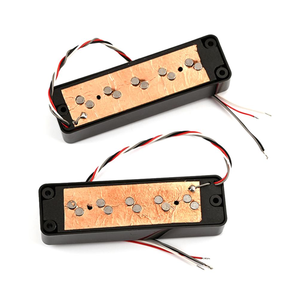 Electric Guitar Pickup 5-string Prewired Pickup Bass Pickup Replacement Electric Guitar Repair Accessories