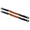 Roll Bar Grab Handles Paracord Grip Handle for Ford Bronco 21+ Black&Orange