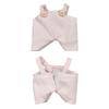 4Pcs 17cm Plush Doll Clothes Decorative Cute Plushies Outfit DIY Cartoon Animal Toy Costume Vinyl Doll Overalls for Party Favors