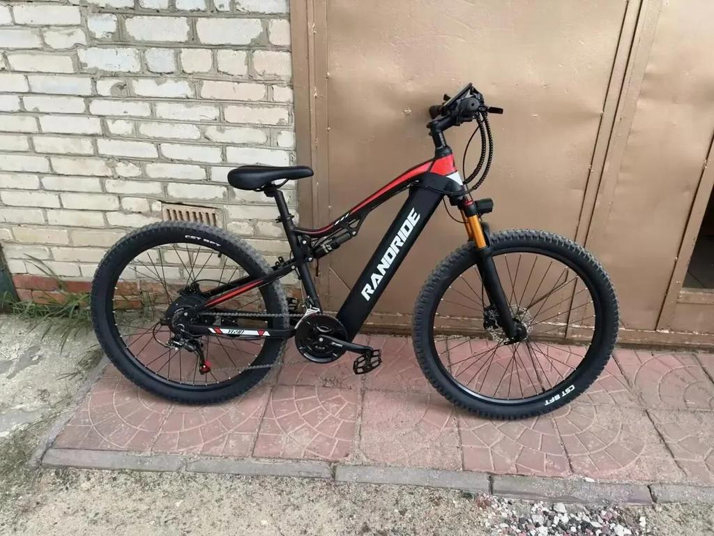2026 New YG90 Fully Suspended Electric Bicycle, 1000W, 48V, 17Ah, 21 Speed, Adult Mountain Electric Bicycle