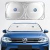 ·VW Car Windshield Sunshade Auto Interior Anti-sunburn Cloth For VW GTI Polo Golf MK6 Passat B8 Tiguan ID.3 T-ROC Arteon Jetta C