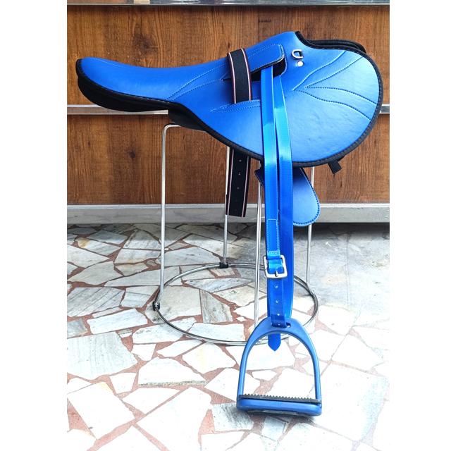 High Quality New Horse Racing Saddle, Exercise Saddle 18 18 Inch синий