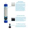 Filterwell Small Outdoor Water Filter Straw Personal Drinking Purifier System For Survival Gear Travel Camping Hiking