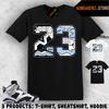Tee Shirt Matching AJ 6 Oreo 2026 To Match Sneaker Retro Number 23s T-Shirt