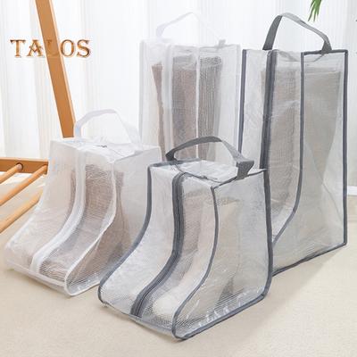 1Pc Boot Organizer Staubdicht Wasserdicht platzsparende Sichtbare Griff Design Schuh Lagerung Beutel Haushalts Versorgung