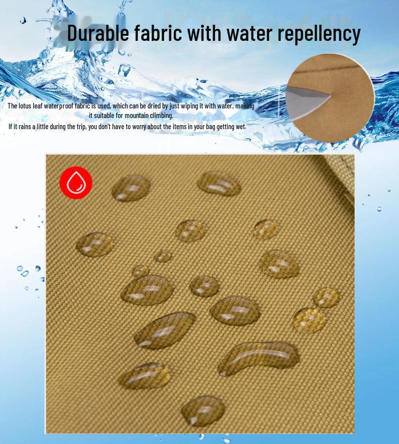 Tear-Resistant Multi-Function Tactical Hiking Backpack with Outdoor Equipment Storage