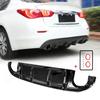 Rear Lip Grille In Carbon Fiber for 2014-2017 Infiniti Q50 (Non-Lighted)