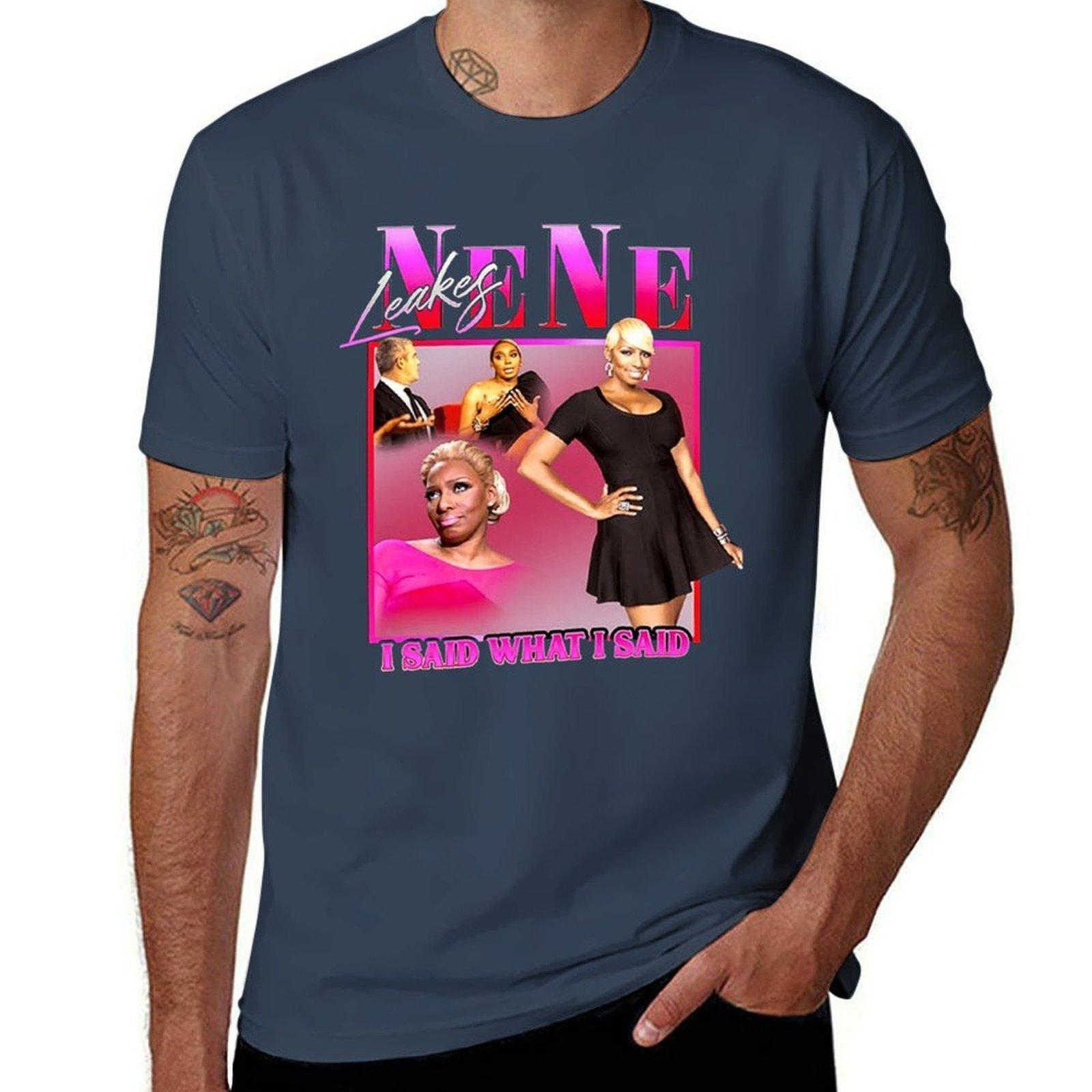 Nene Leakes Tshirt Work Wear Simple Tee Shirt S