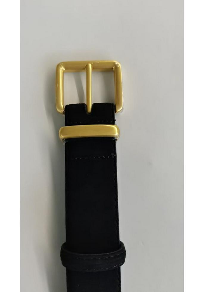 Women s Retro Suede Leather Belt - Versatile, Fashionable Cowhide Waistband чёрный