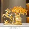 Luxurious Zodiac Horse Money Tree Ornament for Entrance or Living Room Decor: Perfect Gift